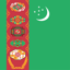 Turkmen flag